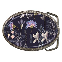 Butterflies and Flowers Painting Belt Buckles