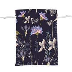 Butterflies And Flowers Painting  Lightweight Drawstring Pouch (xl) by ArtsyWishy