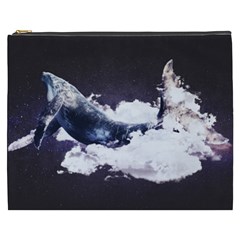 Blue Whale Dream Cosmetic Bag (xxxl) by goljakoff