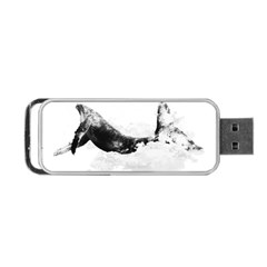 Blue Whale Dream Portable Usb Flash (one Side) by goljakoff