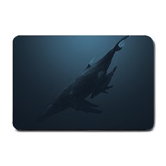 Blue Whale Family Small Doormat 