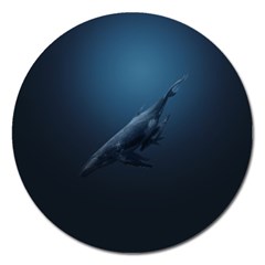 Whales Family Magnet 5  (round) by goljakoff
