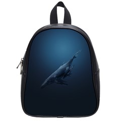 Whales Family School Bag (small) by goljakoff