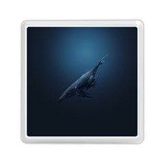 Whales Family Memory Card Reader (square) by goljakoff