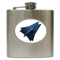 Blue Whales Hip Flask (6 Oz) by goljakoff