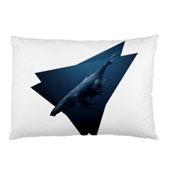 Blue Whales Pillow Case by goljakoff