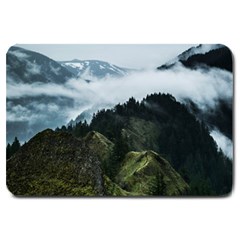 Mountain Landscape Large Doormat  by goljakoff