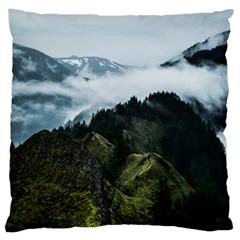 Mountain Landscape Large Cushion Case (two Sides) by goljakoff