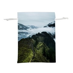 Mountain Landscape Lightweight Drawstring Pouch (l) by goljakoff