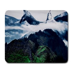 Blue Whales Dream Large Mousepads by goljakoff