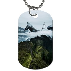 Blue Whales Dream Dog Tag (two Sides) by goljakoff