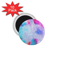 Rainbow Paint 1 75  Magnets (10 Pack) 