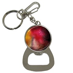 Red Galaxy Paint Bottle Opener Key Chain by goljakoff