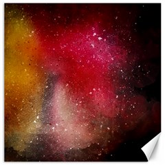 Red Galaxy Paint Canvas 12  X 12  by goljakoff