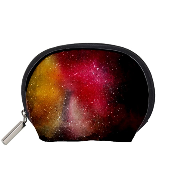 Red galaxy paint Accessory Pouch (Small)