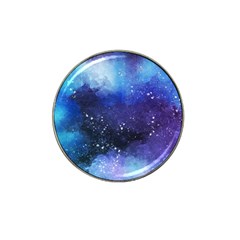 Blue Space Paint Hat Clip Ball Marker by goljakoff