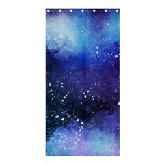 Blue Space Paint Shower Curtain 36  X 72  (stall)  by goljakoff