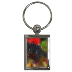 Color Splashes Key Chain (rectangle) by goljakoff