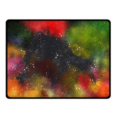 Color Splashes Double Sided Fleece Blanket (small)  by goljakoff