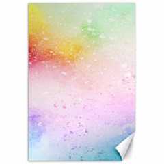 Rainbow Splashes Canvas 20  X 30  by goljakoff