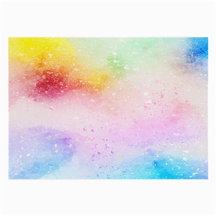 Rainbow splashes Large Glasses Cloth