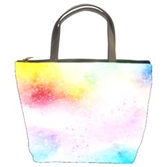 Rainbow Splashes Bucket Bag by goljakoff