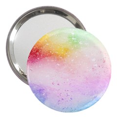 Rainbow Splashes 3  Handbag Mirrors by goljakoff