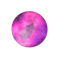 Purple Space Magnet 3  (round) by goljakoff