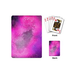 Purple Space Playing Cards Single Design (mini) by goljakoff