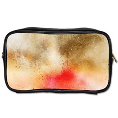 Golden Paint Toiletries Bag (one Side) by goljakoff