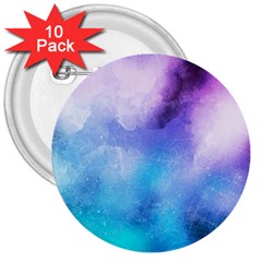 Metallic Paint 3  Buttons (10 Pack) 