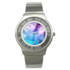 Metallic Paint Stainless Steel Watch by goljakoff