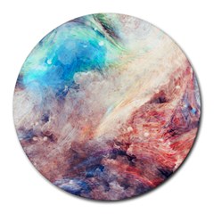 Galaxy Paint Round Mousepads by goljakoff