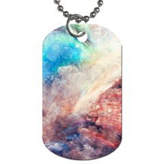 Galaxy Paint Dog Tag (two Sides) by goljakoff
