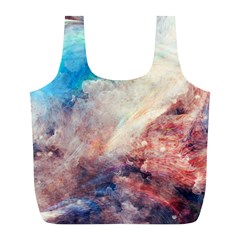 Galaxy Paint Full Print Recycle Bag (l) by goljakoff