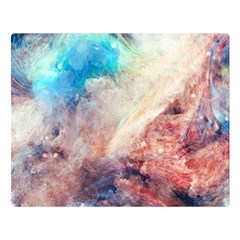 Galaxy Paint Double Sided Flano Blanket (large)  by goljakoff