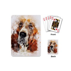 Dog Playing Cards Single Design (mini) by goljakoff