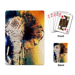 Elephant Mandala Playing Cards Single Design (rectangle) by goljakoff