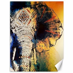 Elephant Mandala Canvas 36  X 48  by goljakoff