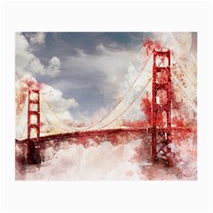 Golden Bridge Small Glasses Cloth (2 Sides) by goljakoff