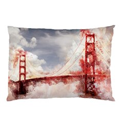 Golden bridge Pillow Case