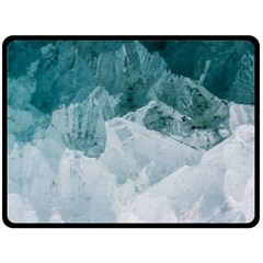 Blue Waves Double Sided Fleece Blanket (large)  by goljakoff