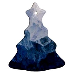 Blue Mountain Christmas Tree Ornament (two Sides) by goljakoff