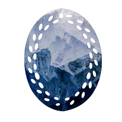 Blue Mountain Ornament (oval Filigree) by goljakoff