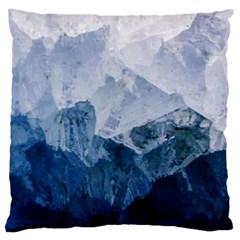 Blue Mountain Large Flano Cushion Case (one Side) by goljakoff