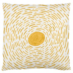 Sun Large Flano Cushion Case (two Sides) by goljakoff