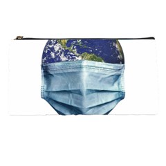 Earth With Face Mask Pandemic Concept Pencil Case
