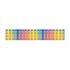 Digital Paper Stripes Rainbow Colors Flano Scarf (mini)