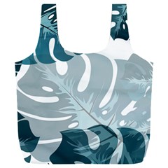 Monstera Leaves Background Full Print Recycle Bag (xxxl)