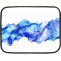 Blue Smoke Fleece Blanket (mini) by goljakoff